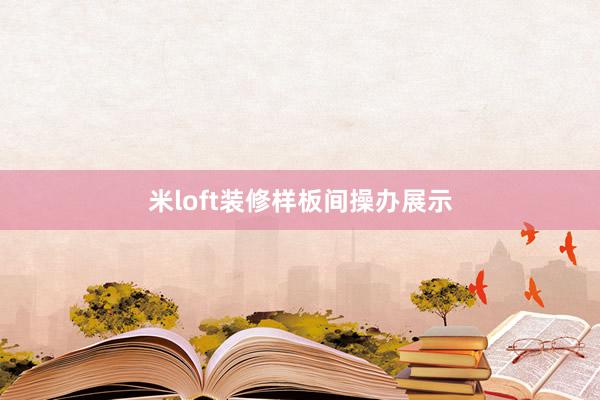 米loft装修样板间操办展示